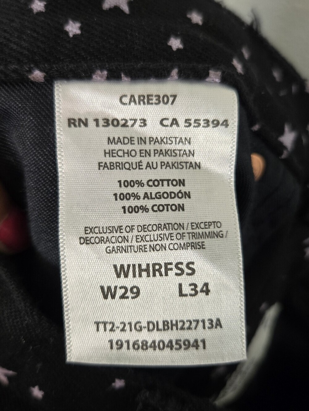 Wrangler | Black Wanderer High Rise Flare Pant In Star Struck Size 29 - Picture 13 of 13